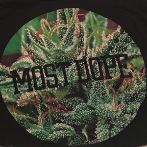 Mac miller most dope glitter buds black tshirt